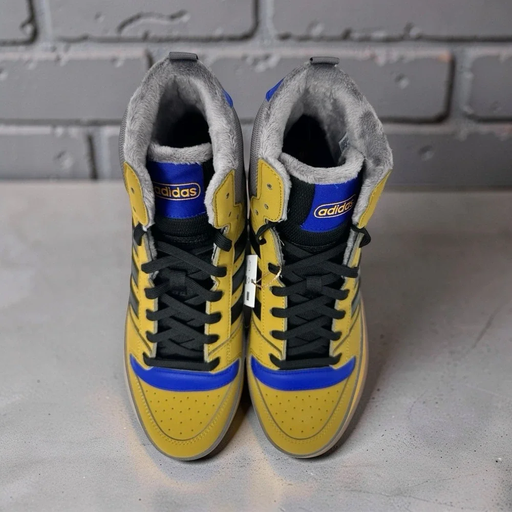 adidas Break Start Mid Winterized Mesa Royal Blue Mens Size 10 JP7513 NIB